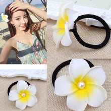 Load image into Gallery viewer, Plumeria Flower Hairpin Seaside Beach Accessories Gift For Girl Seaside - accessories4girls