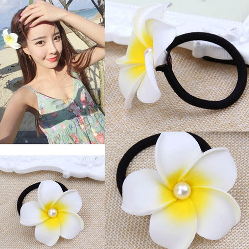 Plumeria Flower Hairpin Seaside Beach Accessories Gift For Girl Seaside - accessories4girls