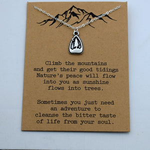 1pcs mountain are calling i must go mountain necklace advanture jewelry - accessories4girls