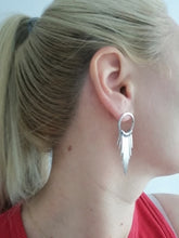 Load image into Gallery viewer, Tassel Star Earrings Geometry Drop Earring For Women Statement Earrings Wholesale - accessories4girls