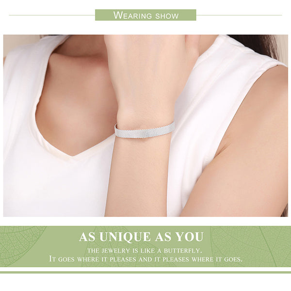 BAMOER Strand Bracelets Hot 925 Sterling Silver Metropolitan Style - accessories4girls