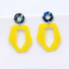 Load image into Gallery viewer, Tassel Star Earrings Geometry Drop Earring For Women Statement Earrings Wholesale - accessories4girls