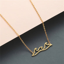 Load image into Gallery viewer, Boho Statement Necklace Women Stainless Steel Jewelry Wolf Phoenix Yoga Ballet Sports Gold Chain Necklace Pendant Girls Gift - accessories4girls