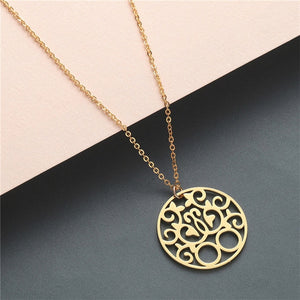 Boho Statement Necklace Women Stainless Steel Jewelry Wolf Phoenix Yoga Ballet Sports Gold Chain Necklace Pendant Girls Gift - accessories4girls