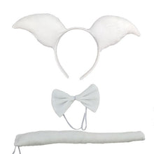 Load image into Gallery viewer, 3 Pcs/set Halloween Headwear Piggy Headband Bow Tie Set Masquerade - accessories4girls