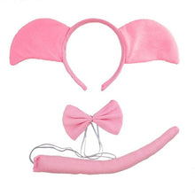 Load image into Gallery viewer, 3 Pcs/set Halloween Headwear Piggy Headband Bow Tie Set Masquerade - accessories4girls