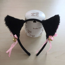 Load image into Gallery viewer, Cute kawaii girl Headwear Cat card Lolita Cat ear tassel - accessories4girls