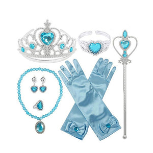 7pcs/set Princess Elsa Anna cosplay Dress Up Accessories For Girl Kids - accessories4girls