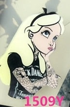 Cartoon Badges Fashion girl icon Acrylic Brooch - accessories4girls