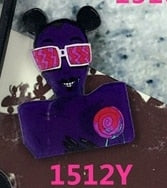 Cartoon Badges Fashion girl icon Acrylic Brooch - accessories4girls