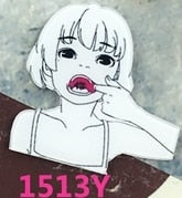 Cartoon Badges Fashion girl icon Acrylic Brooch - accessories4girls