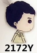 Cartoon Badges Fashion girl icon Acrylic Brooch - accessories4girls