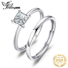 Load image into Gallery viewer, Engagement Ring Set 925 Sterling Silver Rings for Women Anniversary - accessories4girls