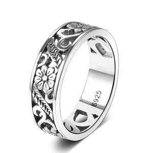 Finger Rings Charms Silver 925 Original Design Women's Sterling Silver None Stones Classic - accessories4girls