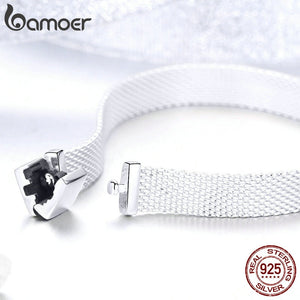 BAMOER Strand Bracelets Hot 925 Sterling Silver Metropolitan Style - accessories4girls