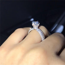 Load image into Gallery viewer, Handmade Crown Promise Ring 925 Sterling silver - accessories4girls