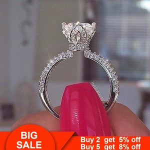 Handmade Crown Promise Ring 925 Sterling silver - accessories4girls