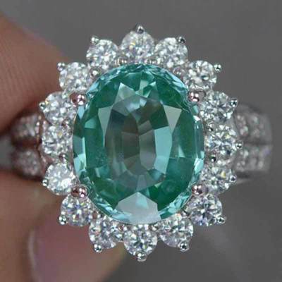 Romantic Wedding Rings Luxury Flower Shaped - accessories4girls