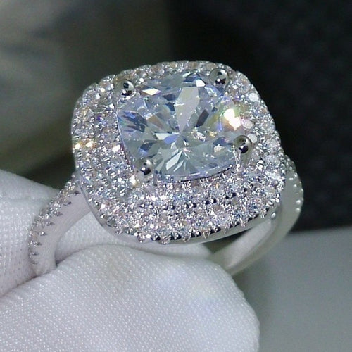 Sterling silver Ring, new engagement Ring for women finger fashion - accessories4girls