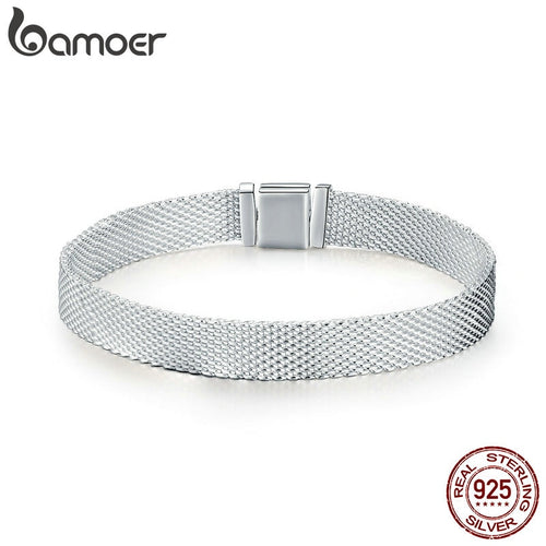 BAMOER Strand Bracelets Hot 925 Sterling Silver Metropolitan Style - accessories4girls