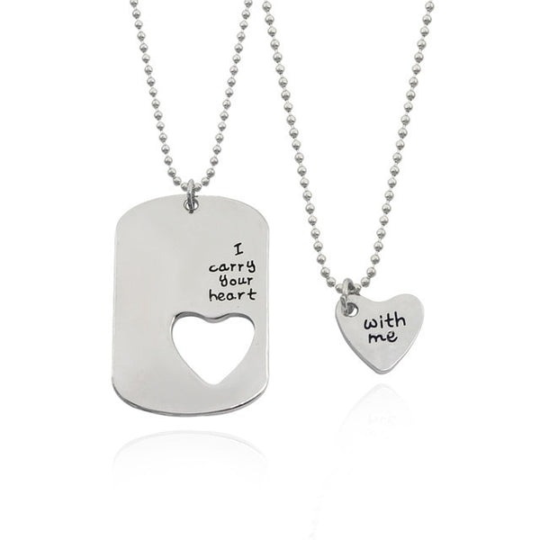 Best Friends Necklace Pendant Couples Paired  Necklaces&Pendants Unisex  Gift - accessories4girls
