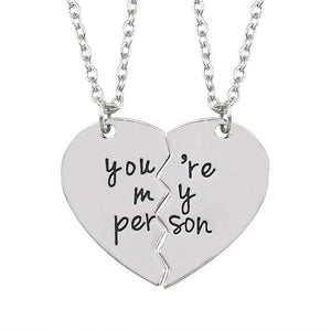 Best Friends Necklace Pendant Couples Paired  Necklaces&Pendants Unisex  Gift - accessories4girls