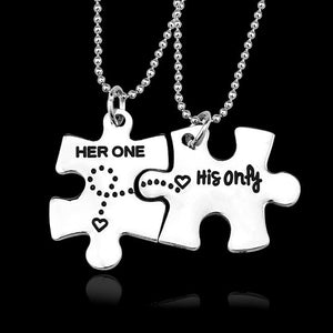 Best Friends Necklace Pendant Couples Paired  Necklaces&Pendants Unisex  Gift - accessories4girls