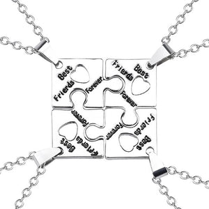 Best Friends Necklace Pendant Couples Paired  Necklaces&Pendants Unisex  Gift - accessories4girls