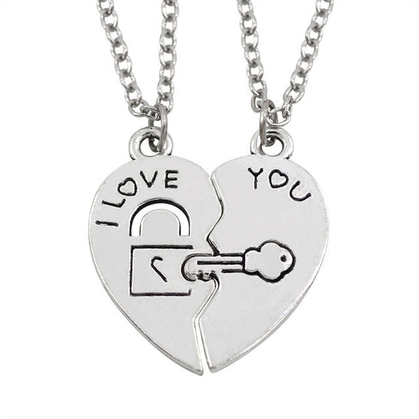 Best Friends Necklace Pendant Couples Paired  Necklaces&Pendants Unisex  Gift - accessories4girls
