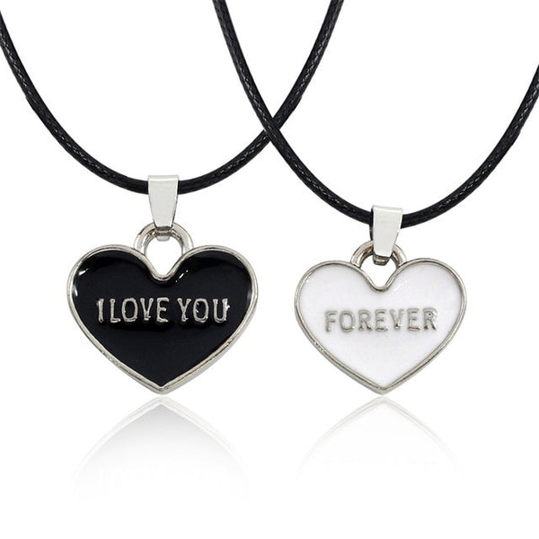 Best Friends Necklace Pendant Couples Paired  Necklaces&Pendants Unisex  Gift - accessories4girls