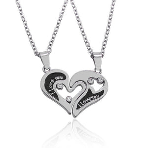 Best Friends Necklace Pendant Couples Paired  Necklaces&Pendants Unisex  Gift - accessories4girls