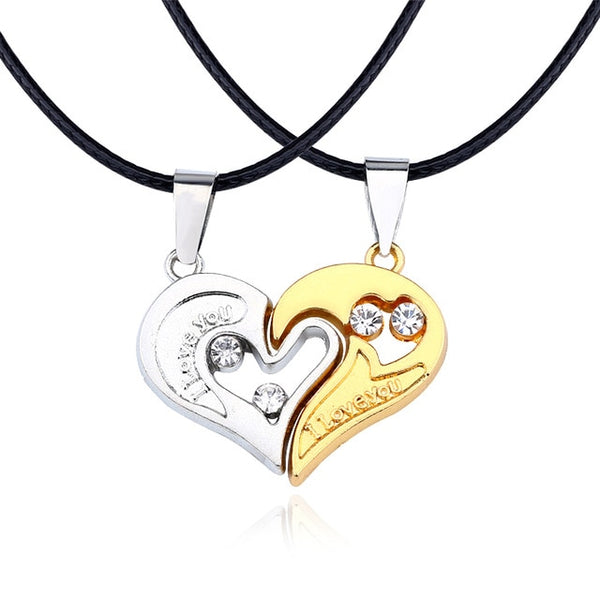 Best Friends Necklace Pendant Couples Paired  Necklaces&Pendants Unisex  Gift - accessories4girls