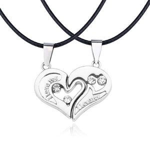 Best Friends Necklace Pendant Couples Paired  Necklaces&Pendants Unisex  Gift - accessories4girls