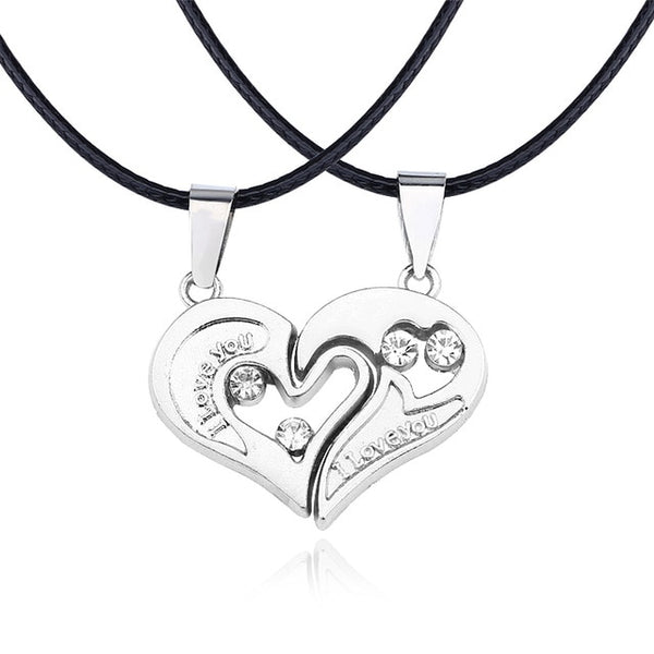 Best Friends Necklace Pendant Couples Paired  Necklaces&Pendants Unisex  Gift - accessories4girls