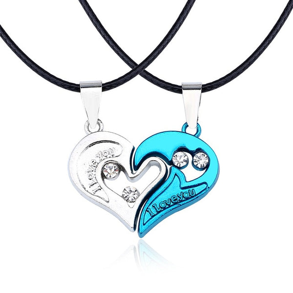 Best Friends Necklace Pendant Couples Paired  Necklaces&Pendants Unisex  Gift - accessories4girls
