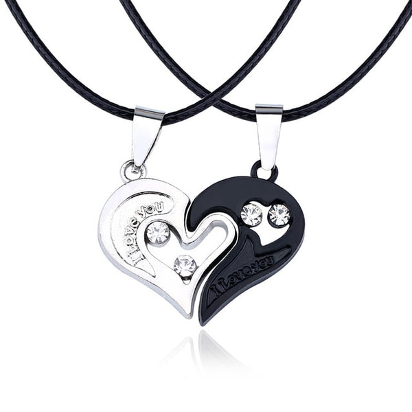 Best Friends Necklace Pendant Couples Paired  Necklaces&Pendants Unisex  Gift - accessories4girls