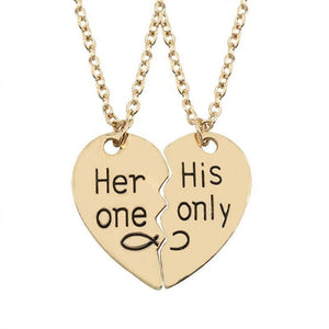 Best Friends Necklace Pendant Couples Paired  Necklaces&Pendants Unisex  Gift - accessories4girls