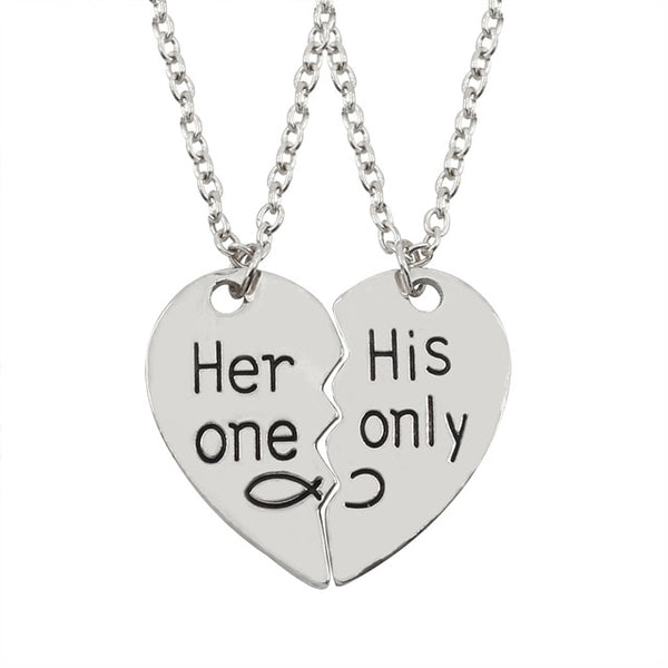 Best Friends Necklace Pendant Couples Paired  Necklaces&Pendants Unisex  Gift - accessories4girls
