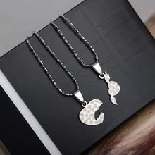 Load image into Gallery viewer, PINKSEE 1 Pair Titanium Steel Heart Shape Pendant Necklaces Men Women Couple Lover I Love You Necklace Jewelry Gifts 19 Styles - accessories4girls