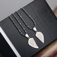 Load image into Gallery viewer, PINKSEE 1 Pair Titanium Steel Heart Shape Pendant Necklaces Men Women Couple Lover I Love You Necklace Jewelry Gifts 19 Styles - accessories4girls