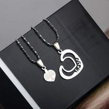 Load image into Gallery viewer, PINKSEE 1 Pair Titanium Steel Heart Shape Pendant Necklaces Men Women Couple Lover I Love You Necklace Jewelry Gifts 19 Styles - accessories4girls