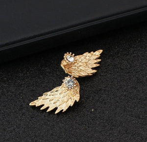 Crystal Flower drop Earrings For Women fashion Jewelry Double Sided - accessories4girls