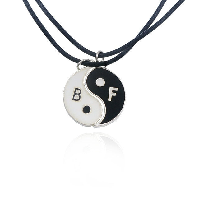 Best Friends Necklace Pendant Couples Paired  Necklaces&Pendants Unisex  Gift - accessories4girls