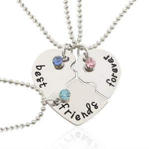 Best Friends Necklace Pendant Couples Paired  Necklaces&Pendants Unisex  Gift - accessories4girls