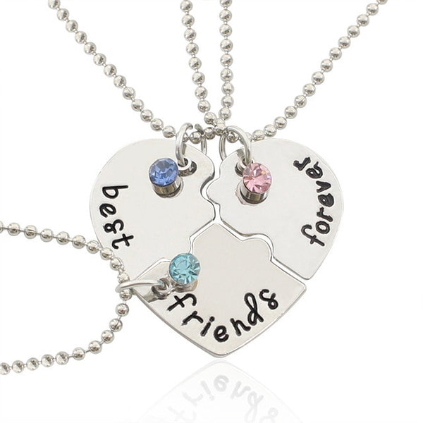 Best Friends Necklace Pendant Couples Paired  Necklaces&Pendants Unisex  Gift - accessories4girls