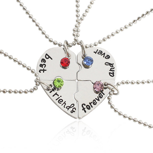 Best Friends Necklace Pendant Couples Paired  Necklaces&Pendants Unisex  Gift - accessories4girls