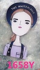 Cute Girl  Harajuku Acrylic PIns Brooch Badge Cartoon Bag Badge - accessories4girls