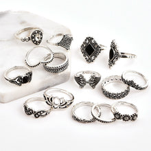 Load image into Gallery viewer, Silver Ring Set Women Wedding Anniversary Gift - accessories4girls
