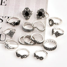 Load image into Gallery viewer, Silver Ring Set Women Wedding Anniversary Gift - accessories4girls