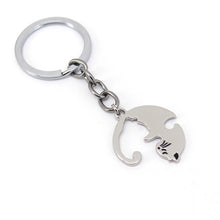 Load image into Gallery viewer, Cute Couples Jewelry animal Necklaces Black white Couple Necklace cat Pendants - accessories4girls